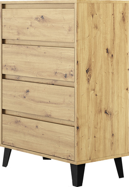 Изображение товара Комод Anrex Boxwell Berg 4S/70б (дуб артисан)