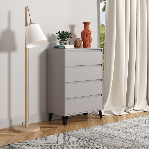 Изображение товара Комод Anrex Boxwell Berg 4S/70 (серый)