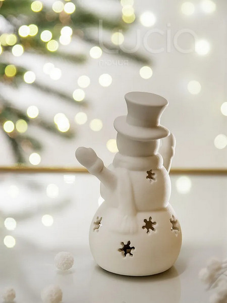 Изображение товара Ночник Лючия Снеговик / 183-09 (белый)