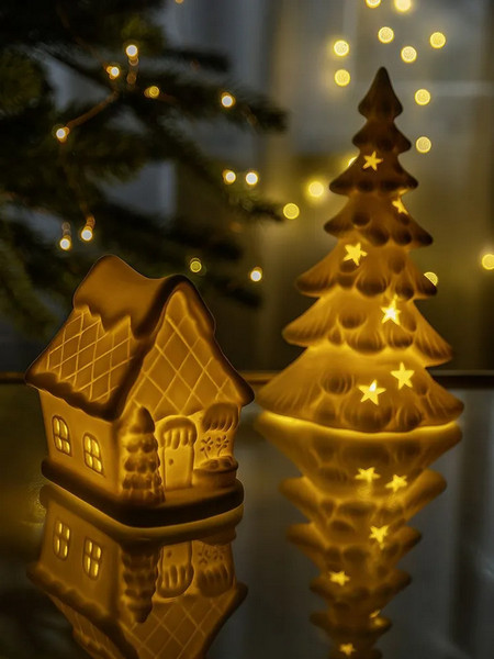 Изображение товара Ночник Лючия Зимняя Избушка 27 / 186-27 (белый)