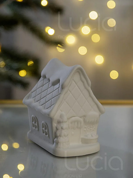 Изображение товара Ночник Лючия Зимняя Избушка 27 / 186-27 (белый)