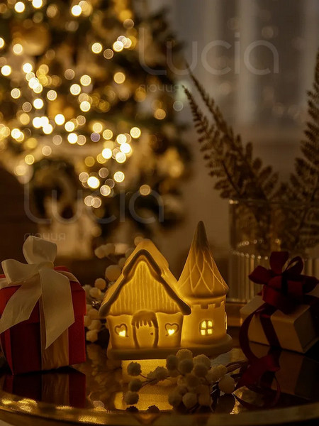 Изображение товара Ночник Лючия Зимняя Избушка 28 / 186-28 (белый)