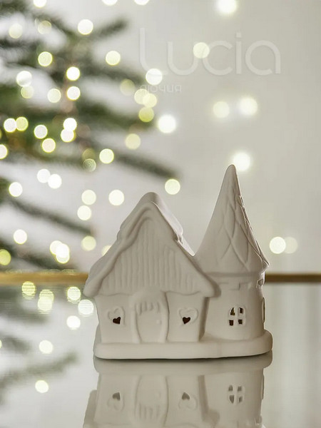 Изображение товара Ночник Лючия Зимняя Избушка 28 / 186-28 (белый)