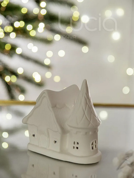 Изображение товара Ночник Лючия Зимняя Избушка 28 / 186-28 (белый)