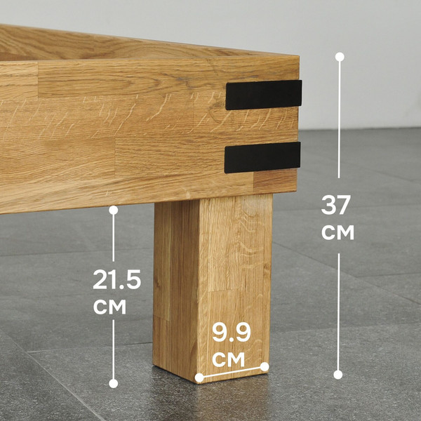 Изображение товара Двуспальная кровать Dipriz Дубовая классика Д.83060.1 (дуб масло)