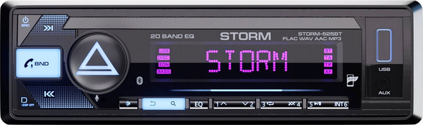 Изображение товара Бездисковая автомагнитола AURA Storm 525BT