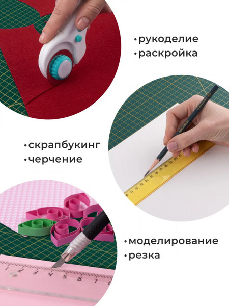 Изображение товара Коврик для резки Малевичъ 195117