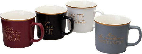 Изображение товара Набор кружек Lefard 260-1014 (4шт)