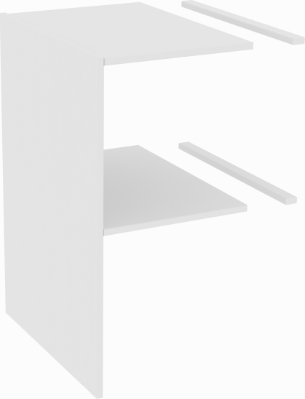 Изображение товара Комплект полок для корпусной мебели ММЦ Кантри встраиваемые (белый лак)