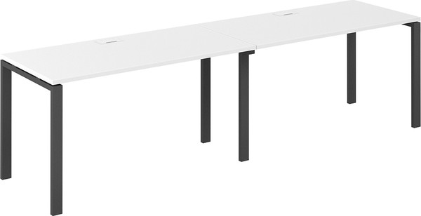 Изображение товара Комплект письменных столов Norden 320x80x75 / SG.229.WH.63.AN (антрацит/белый)