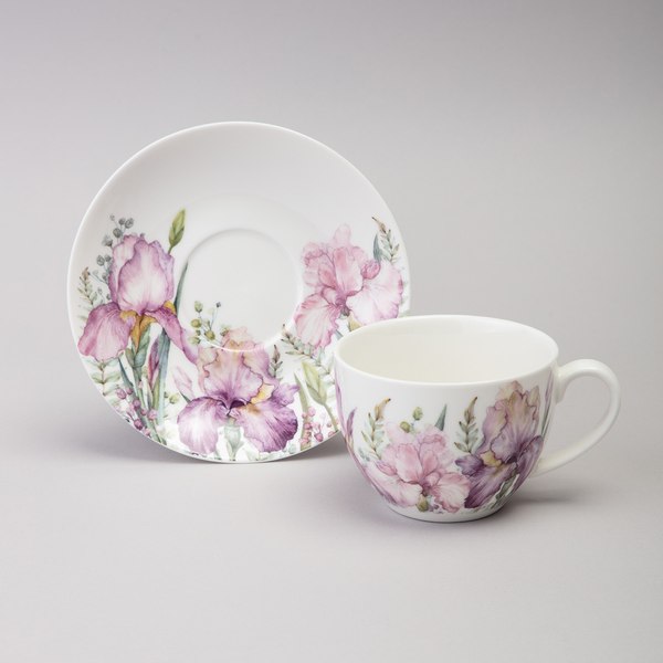 Изображение товара Чашка с блюдцем Lefard Irises 425-148