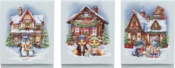 Изображение товара Набор полотенец Миланка 47x60 / 2028 (3шт)