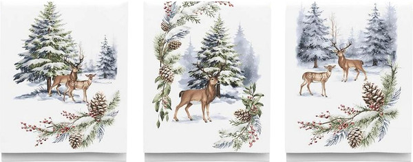 Изображение товара Набор полотенец Миланка 47x60 / 2025 (3шт, рогожка)