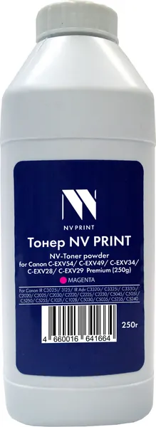 Изображение товара Тонер для принтера NV Print NV-CEXV54-PR-250gM