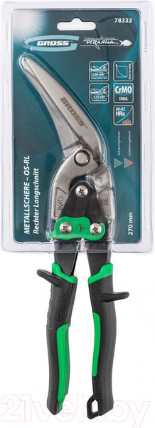 Изображение товара Ножницы по металлу Gross Piranha 78333