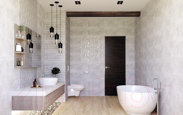 Изображение товара Мозаика Cersanit Brooklyn BL2L091 (300x300, серый)