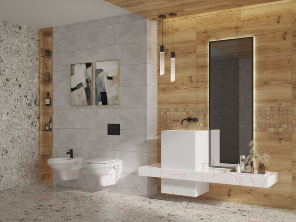 Изображение товара Мозаика Cersanit Brooklyn BL2L091 (300x300, серый)