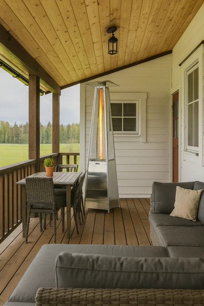 Изображение товара Уличный инфракрасный газовый обогреватель Springhouse FSD-C-SS