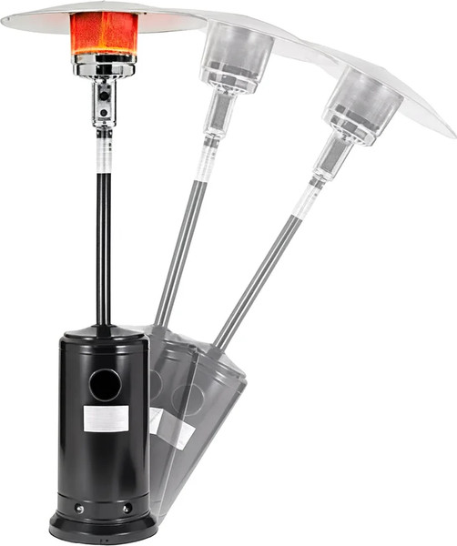 Изображение товара Уличный инфракрасный газовый обогреватель Springhouse FSD-A-PC (черный)