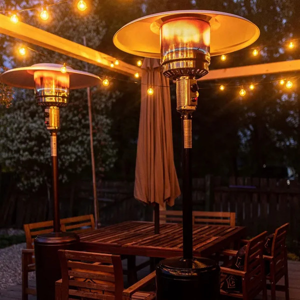 Изображение товара Уличный инфракрасный газовый обогреватель Springhouse FSD-A-PC (черный)