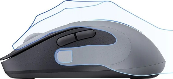 Изображение товара Мышь Baseus Ergonomic BS-F02 / B01055505111-01 (Cluster Black)