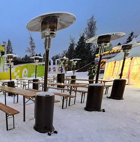 Изображение товара Уличный инфракрасный газовый обогреватель Springhouse FSD-A-PCBROWN (коричневый)