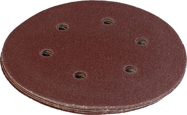 Изображение товара Набор шлифлистов PATRIOT 150мм Р120 6 отверстий / 820010124 (5шт)