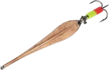 Изображение товара Блесна Yaman Матвейчикова с тройником 30мм 1.7г / Я-БВ60 (никель/медь)