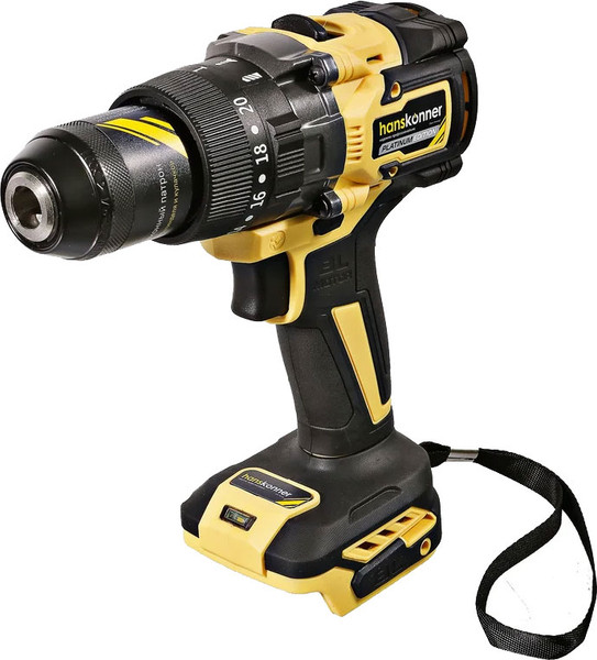Изображение товара Аккумуляторная дрель-шуруповерт Hanskonner HCD18165BL