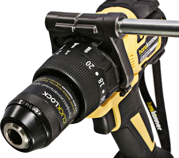 Изображение товара Аккумуляторная дрель-шуруповерт Hanskonner HCD18165BL