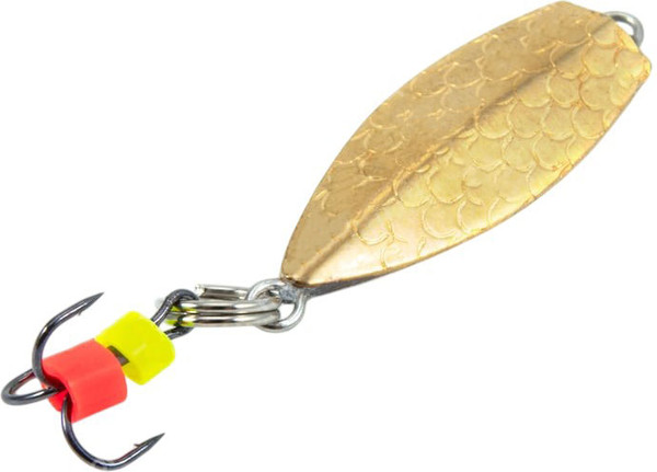 Изображение товара Блесна Yaman Пуля с тройником 25мм 3.6г / Я-БВ219 (никель/латунь)
