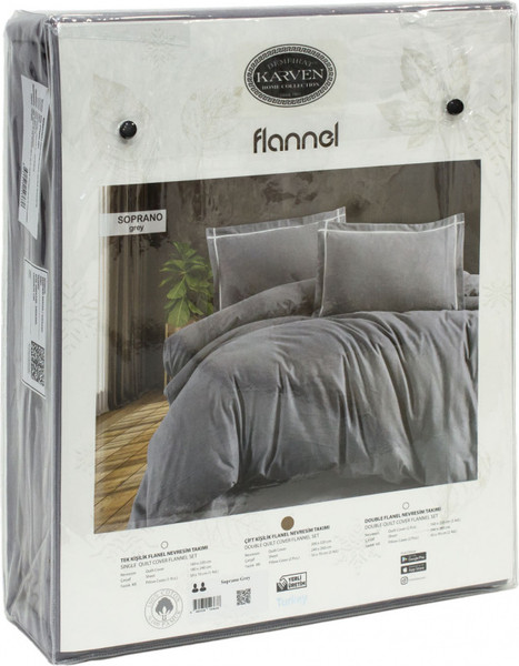 Изображение товара Комплект постельного белья Karven Soprano Grey Евро / N244