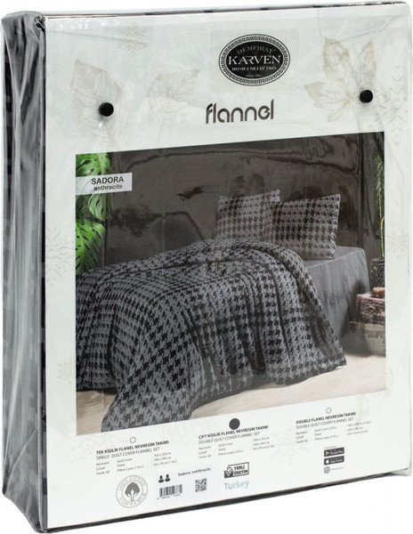 Изображение товара Комплект постельного белья Karven Sadora Anthracite Семейный / N245