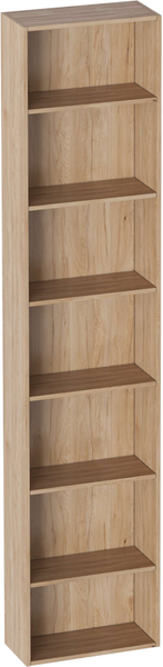 Изображение товара Стеллаж Мебельград Ренн торцевой (дуб натуральный светлый)