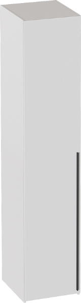 Изображение товара Шкаф-пенал Мебельград Ренн 1-но дверный (дуб натуральный светлый/белый аляска)