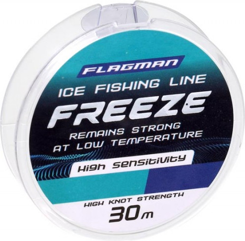 Изображение товара Леска монофильная Flagman Fishing Freeze Ice 30м 0.064мм 0.36кг / FRZIL_064