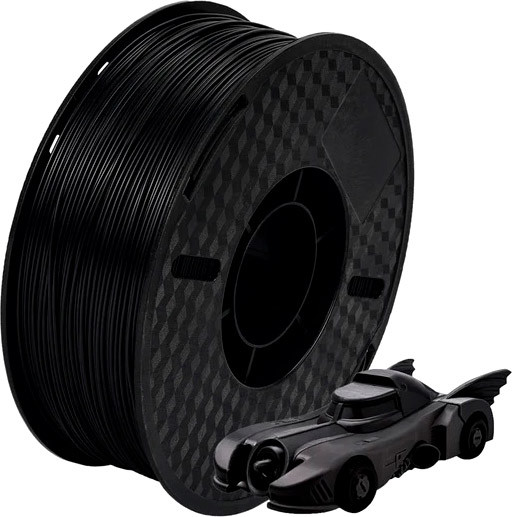 Изображение товара Пластик для 3D-печати Kingroon ASA 1.75мм / HC119 (1кг, черный)