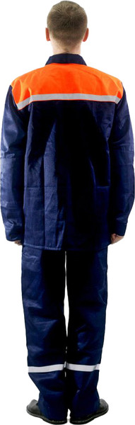 Изображение товара Комплект рабочей одежды Барсегян Л.Р. Рабочий-2 (р.64-66, 170-176, темно-синий/оранжевый)