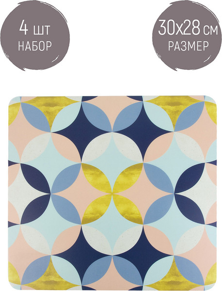 Изображение товара Набор плейсматов Nouvelle Геометрия / 4430588-Н4 (4шт)