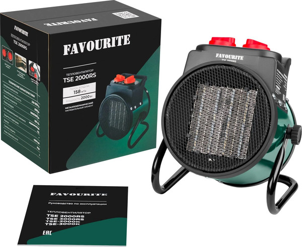 Изображение товара Тепловентилятор Favourite TSE 2000RS / 138102002