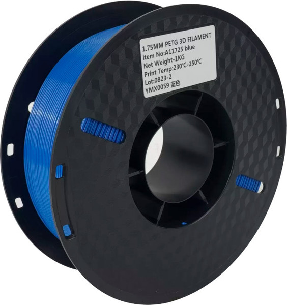 Изображение товара Пластик для 3D-печати Kingroon Petg 1.75мм / HC094 (1кг, голубой)