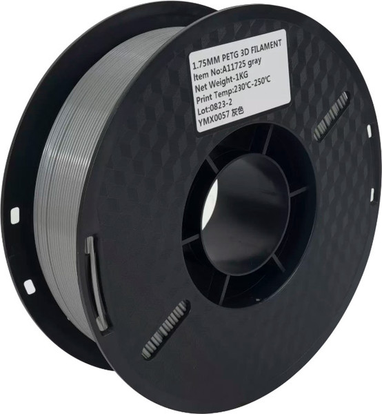 Изображение товара Пластик для 3D-печати Kingroon Petg 1.75мм / HC098 (1кг, серый)