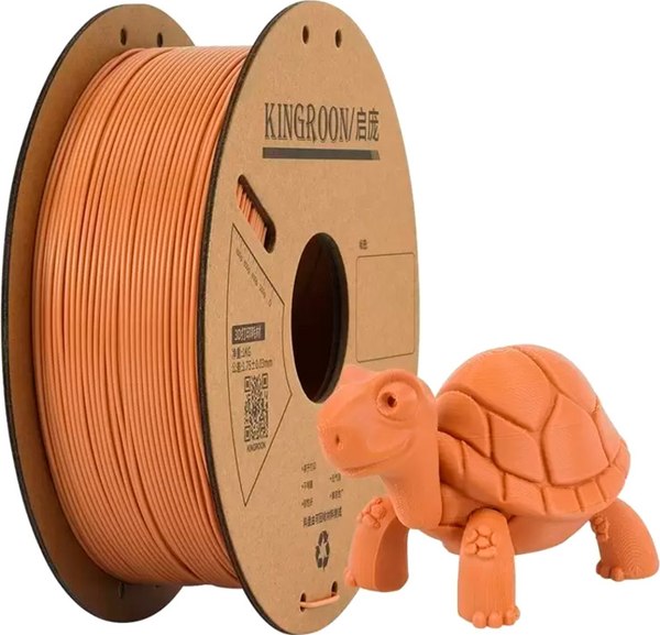 Изображение товара Пластик для 3D-печати Kingroon PLA 1.75мм / NPLA003 (1кг, коричневый)