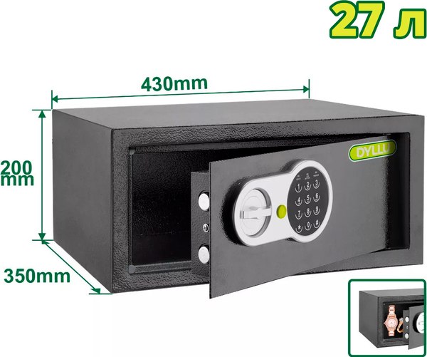 Изображение товара Мебельный сейф DYLLU DTEB1535 (27л)