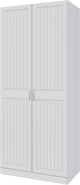 Изображение товара Шкаф Bravo Мебель Мэгги ШР-2 (белый снег/лак белый)