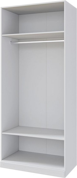 Изображение товара Шкаф Bravo Мебель Мэгги ШР-2 (белый снег/лак белый)