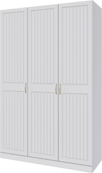 Изображение товара Шкаф Bravo Мебель Мэгги ШР-3 (белый снег/лак белый)