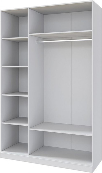 Изображение товара Шкаф Bravo Мебель Мэгги ШР-3 (белый снег/лак белый)