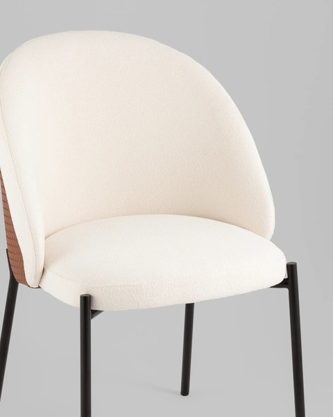 Изображение товара Стул Stool Group Adelinde  / DC1153-2 AT3228-22 + brown PU (бежевый/коричневый)