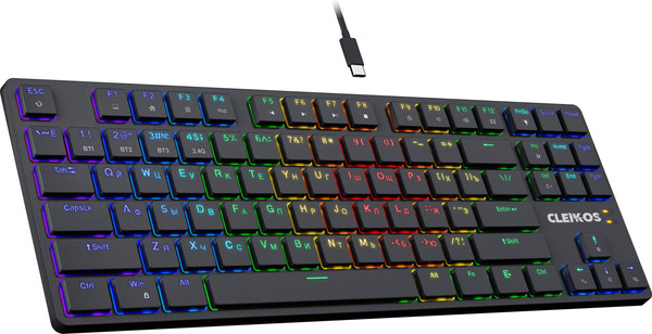 Изображение товара Клавиатура Defender Cleikos GK-135 RU RGB / 45135